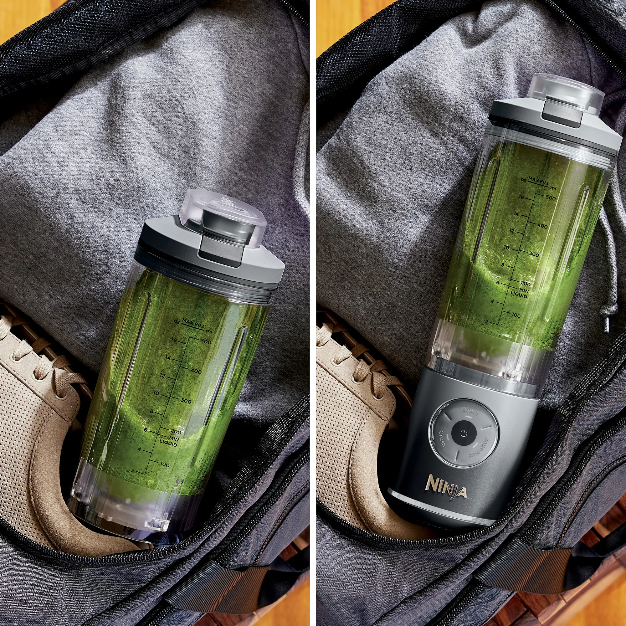 Blast Max trådløs blender, grå, produktbillede 2 af 3, Blendere hos HomeNordic