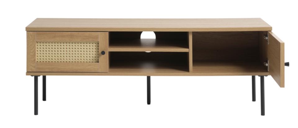 Pensacola TV-bord, m. 2 låger og 1 hylde, produktbillede 4 af 8, TV-borde hos HomeNordic
