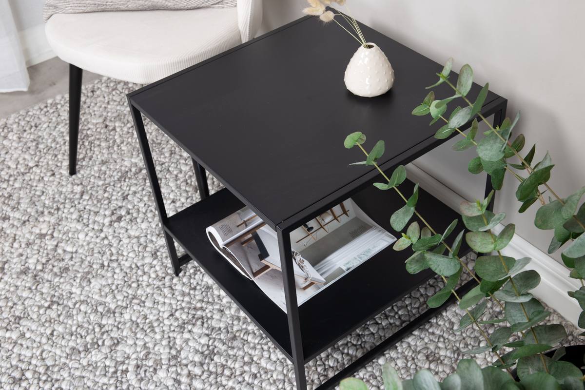 Horst - Sofabord i sort metal, 50 x 50 cm., produktbillede 5 af 6, Moderne designs hos HomeNordic