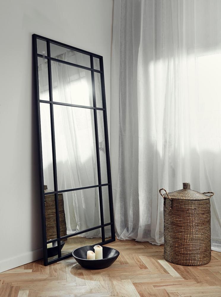 NORDAL SPIRIT SPEJL METAL SORT, produktbillede 2 af 15, Spejle hos HomeNordic