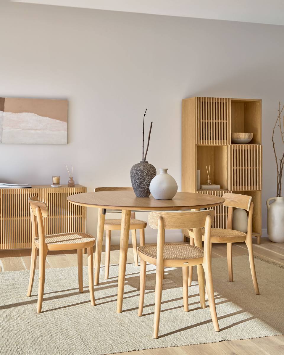 KAVE HOME Oakland spisebord, m. 2 tillægsplader, produktbillede 9 af 11, Spiseborde hos HomeNordic