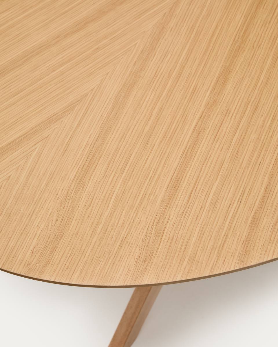 KAVE HOME Naanim spisebord, oval, produktbillede 5 af 9, Spiseborde hos HomeNordic