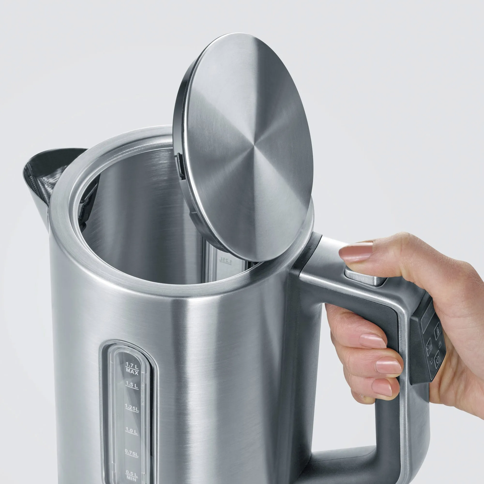 Elkedel 1,7 liter, stål, produktbillede 2 af 6, Elkedler hos HomeNordic