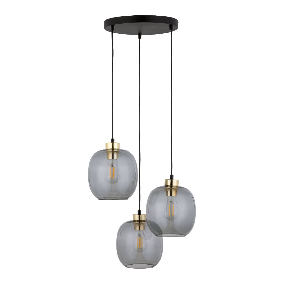 TK Omega loftlampe, m. 3 skærme, produktbillede 2 af 9, Loftlamper hos HomeNordic