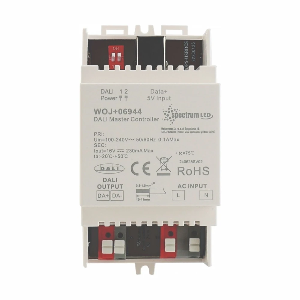DIN Rail DALI Master Kontroller, Spectrum LED hos HomeNordic