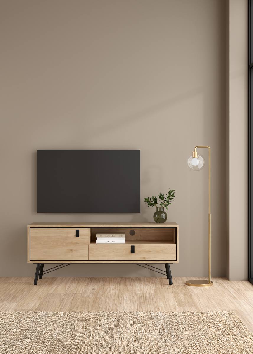 TVILUM Ry TV-bord, m. 1 låge, 1 rum og 1 skuffe, produktbillede 8 af 9, TV-borde hos HomeNordic