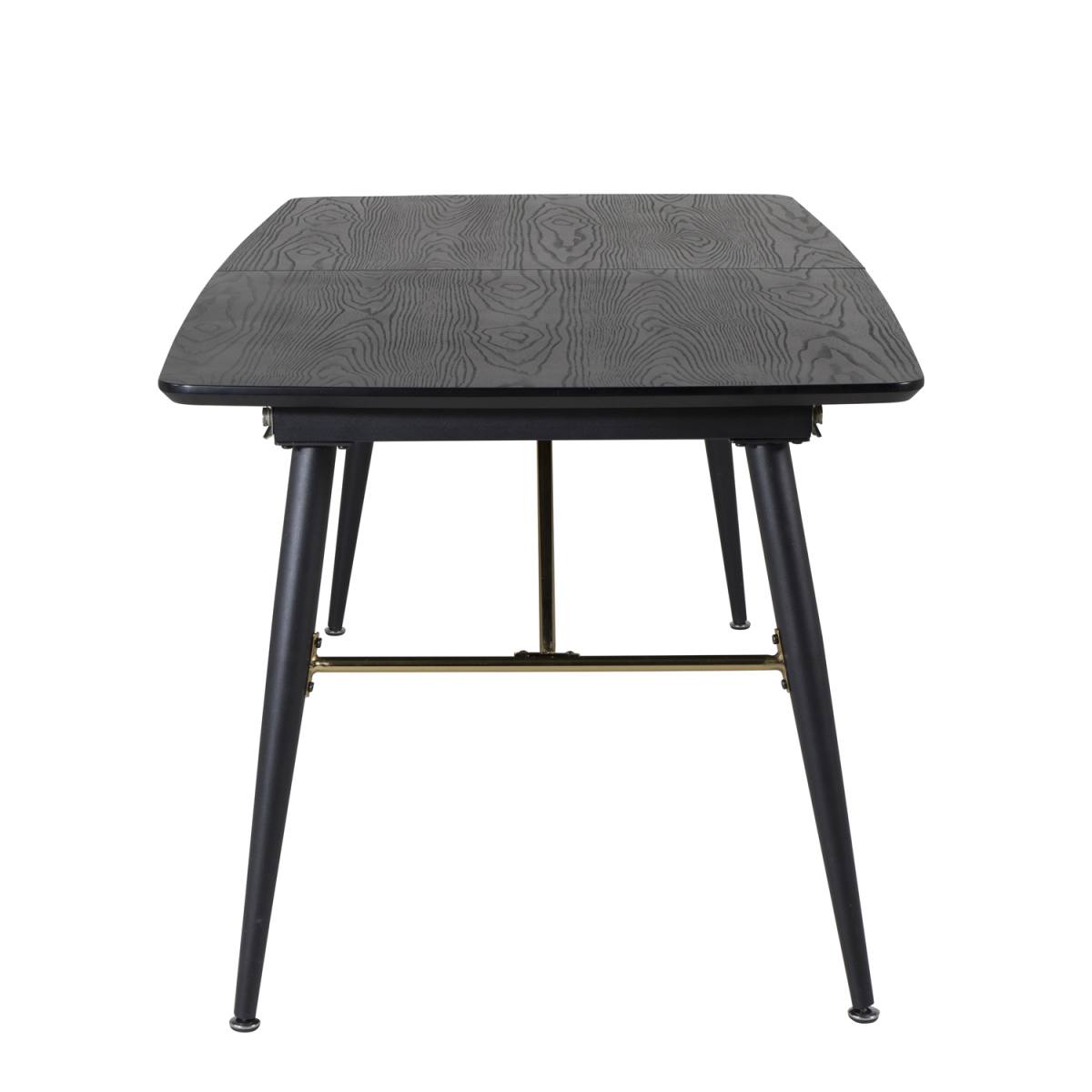 VENTURE DESIGN Gold spisebord, m. udtræk, produktbillede 2 af 10, Spiseborde hos HomeNordic