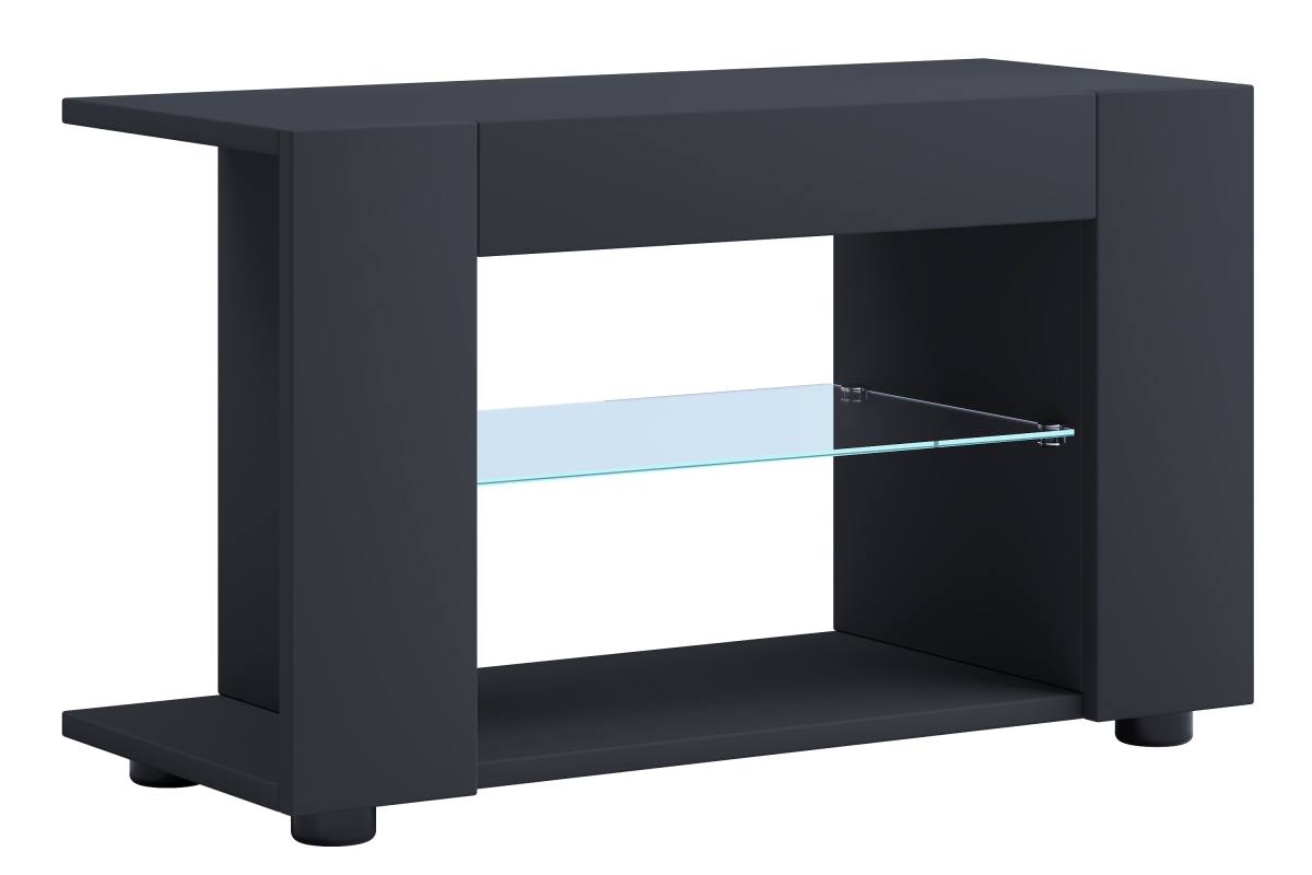 VCM NORDIC Plexalo L TV-bord, m. 1 glashylde, TV-borde hos HomeNordic