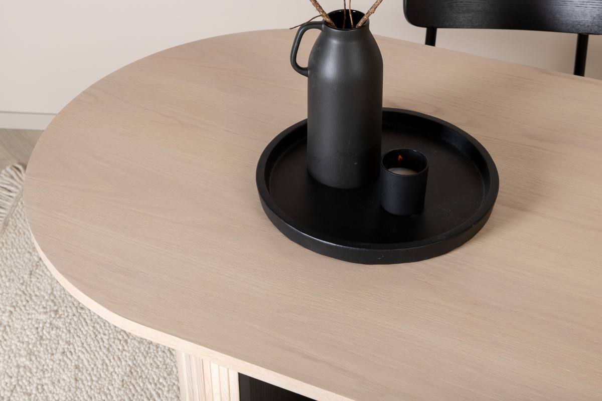 VENTURE DESIGN Bianca spisebord, oval, produktbillede 8 af 12, Spiseborde hos HomeNordic