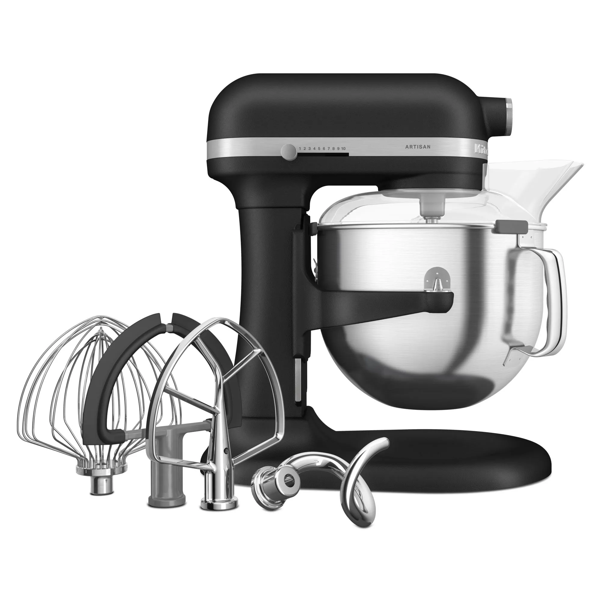 Artisan 5KSM70SHXE røremaskine 6,6 liter, imperial black, produktbillede 4 af 11, Røremaskiner hos HomeNordic