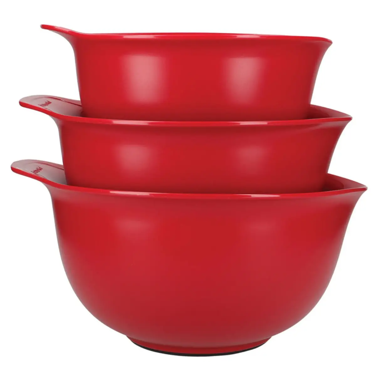 KitchenAid Skåle Empire Red 3St hos HomeNordic