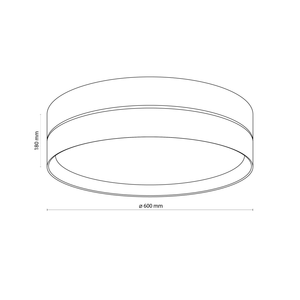 TK Eco loftlampe, rund, produktbillede 2 af 5, Loftlamper hos HomeNordic