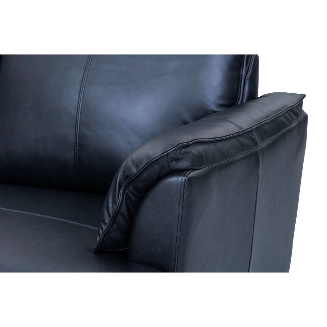 Jazz sofa i sort okselæder, produktbillede 7 af 8, Sofaer hos HomeNordic