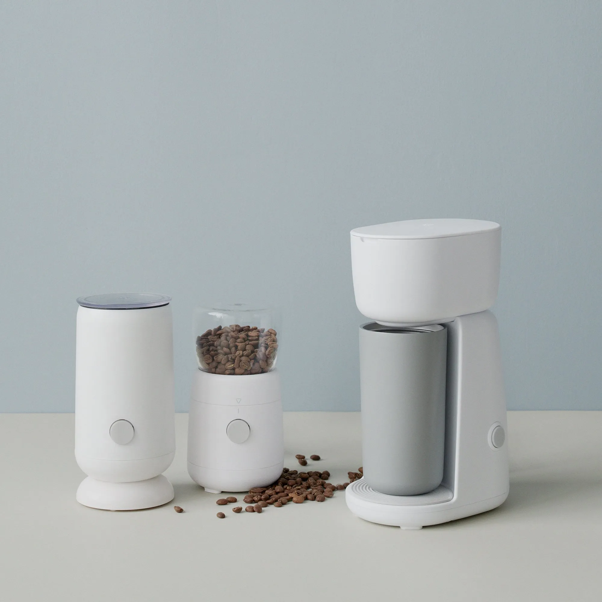 Foodie Single Cup kaffebrygger, hvid, produktbillede 2 af 2, Kaffemaskiner hos HomeNordic