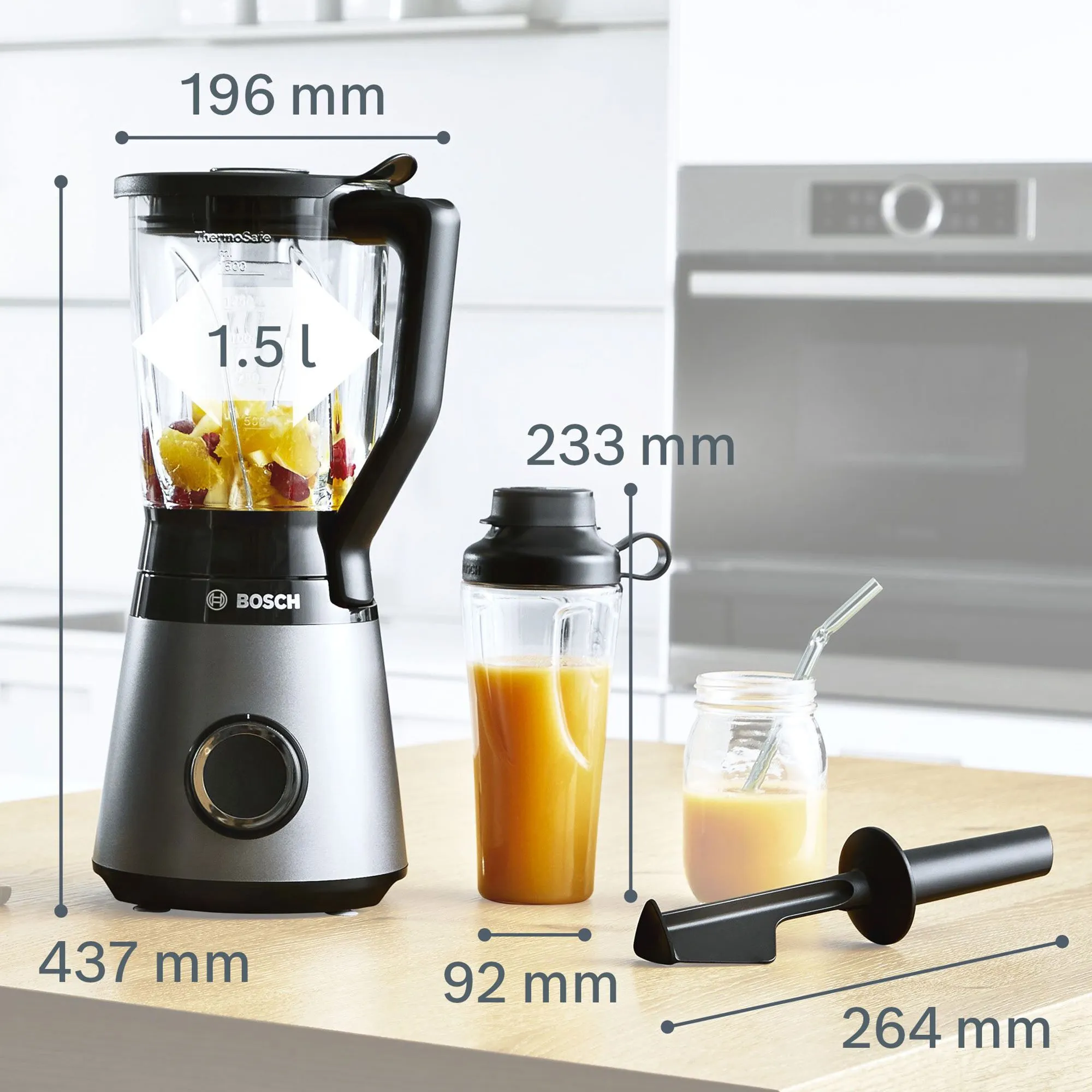Bosch MMB6174S Blender VitaPower serie 4, produktbillede 8 af 8, Blendere hos HomeNordic