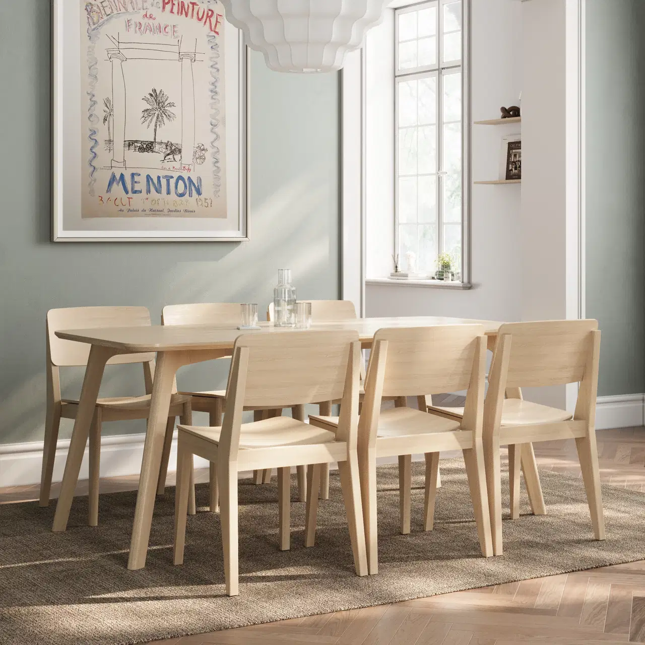 CINAS ELVO BORD BAMBUS, produktbillede 2 af 2, Spiseborde hos HomeNordic