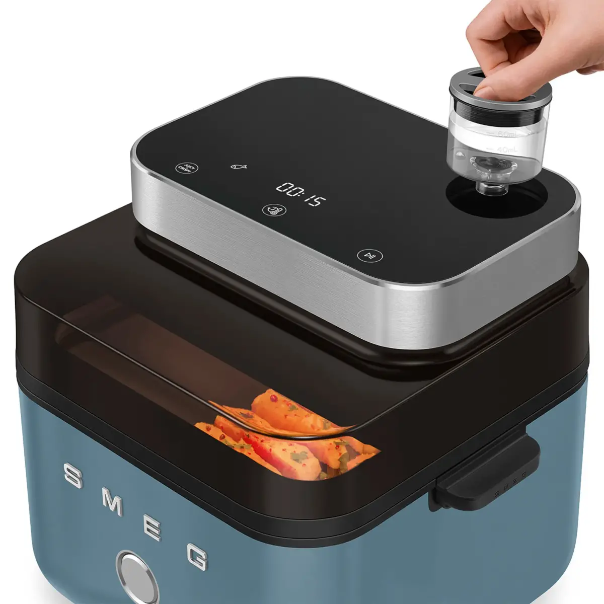 AFC01SBMEU airfryer 7 liter, storm blue, produktbillede 8 af 8, Airfryers hos HomeNordic