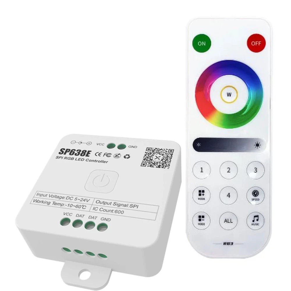 RGBIC kontroller med fjernbetjening, LED-strips hos HomeNordic