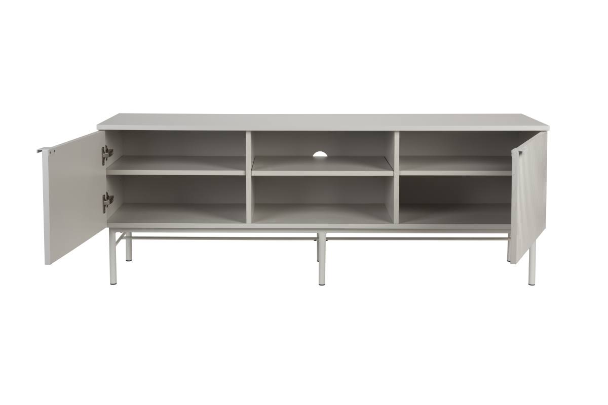 WHITE LABEL LIVING Cayo Lav TV-bord, m. 2 låger og 3 hylder, produktbillede 4 af 8, TV-borde hos HomeNordic
