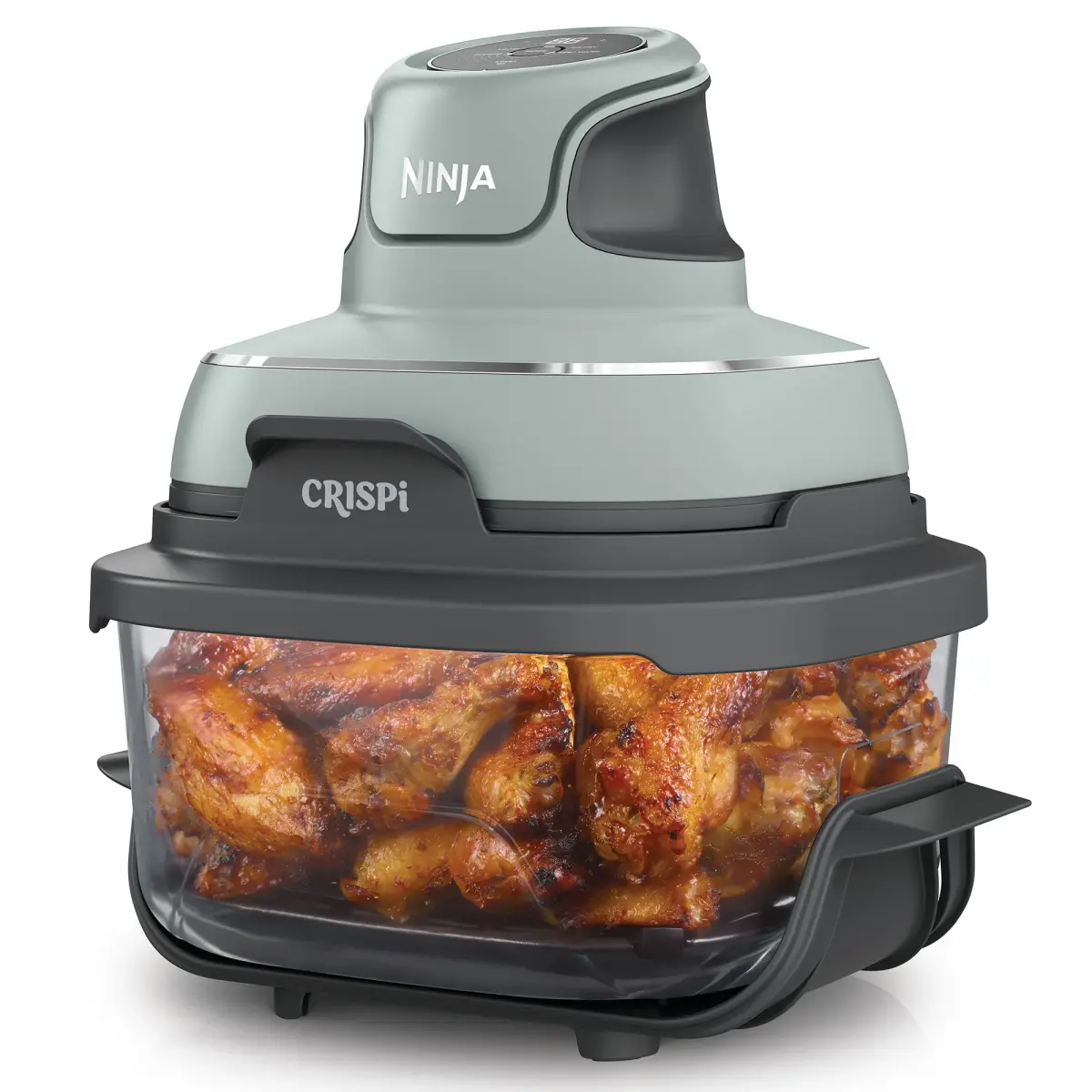 Crispi Airfryer, salviegrøn, produktbillede 2 af 7, Airfryers hos HomeNordic