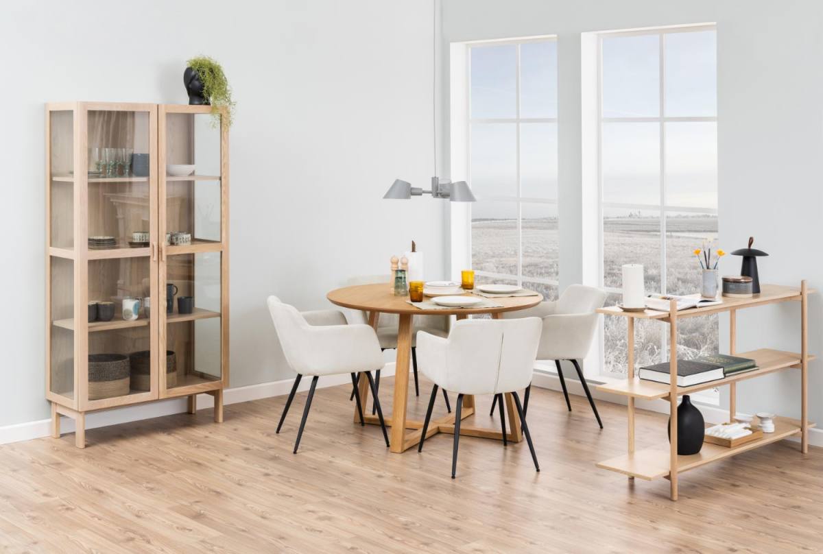 ACT NORDIC Malika spisebord, rund, produktbillede 7 af 7, Spiseborde hos HomeNordic