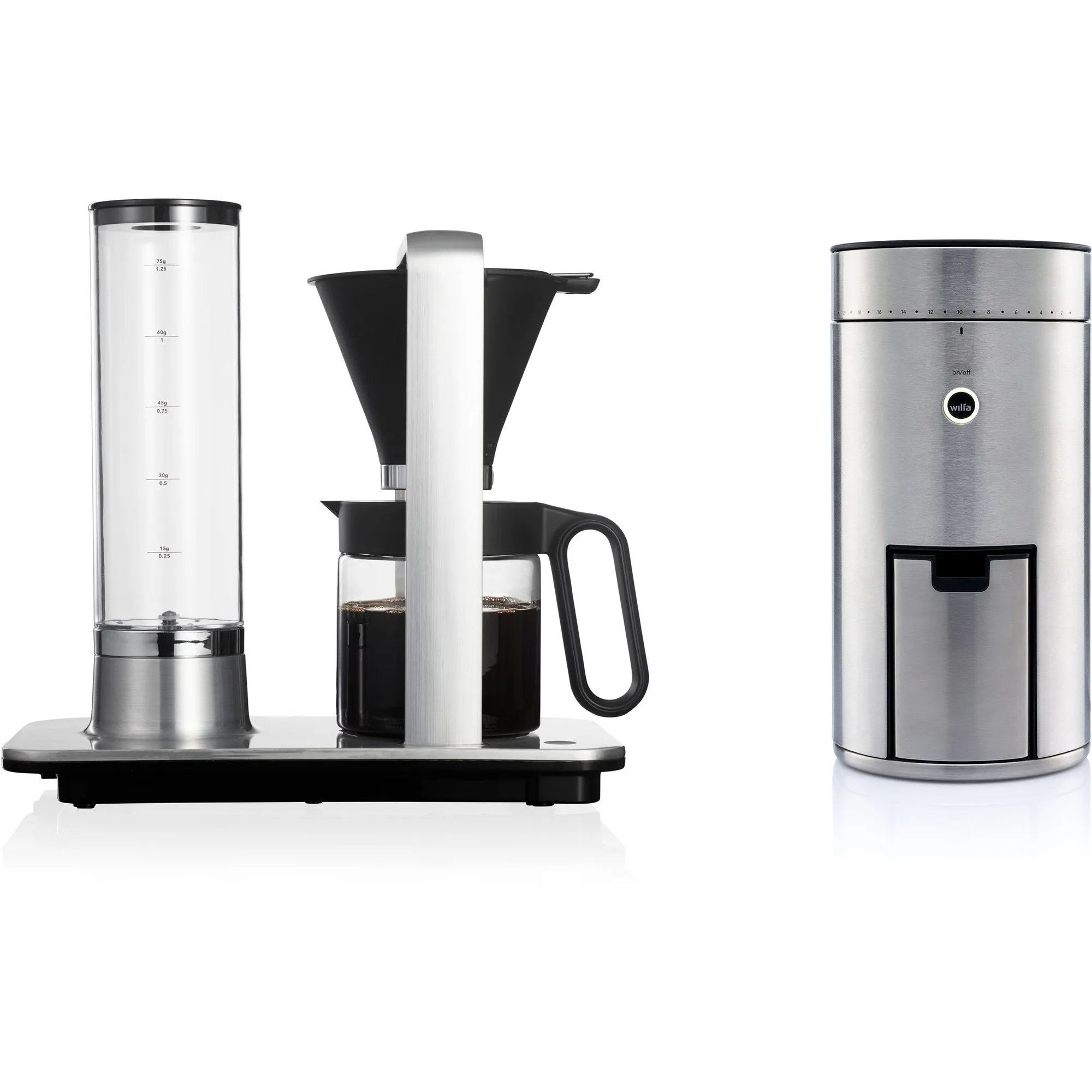 Kaffemaskine WSP-2A og kaffekværn WSFBS-100S, Kaffemaskiner hos HomeNordic