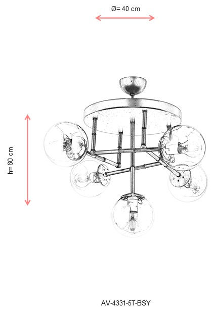 LUMI loftlampe, produktbillede 2 af 6, Loftlamper hos HomeNordic