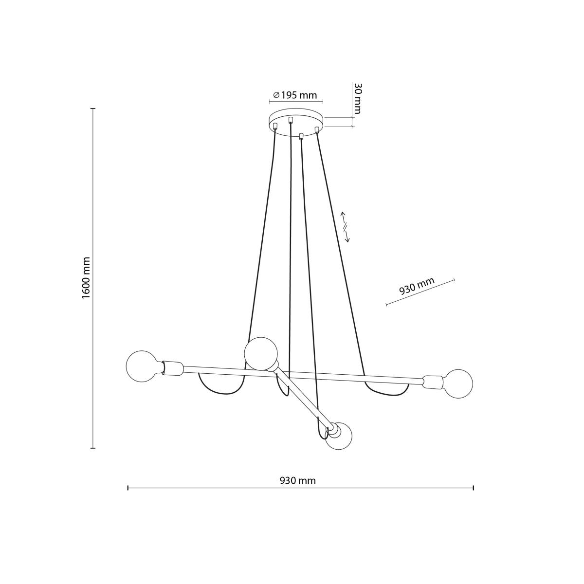 TK Helix loftlampe, produktbillede 2 af 8, Loftlamper hos HomeNordic