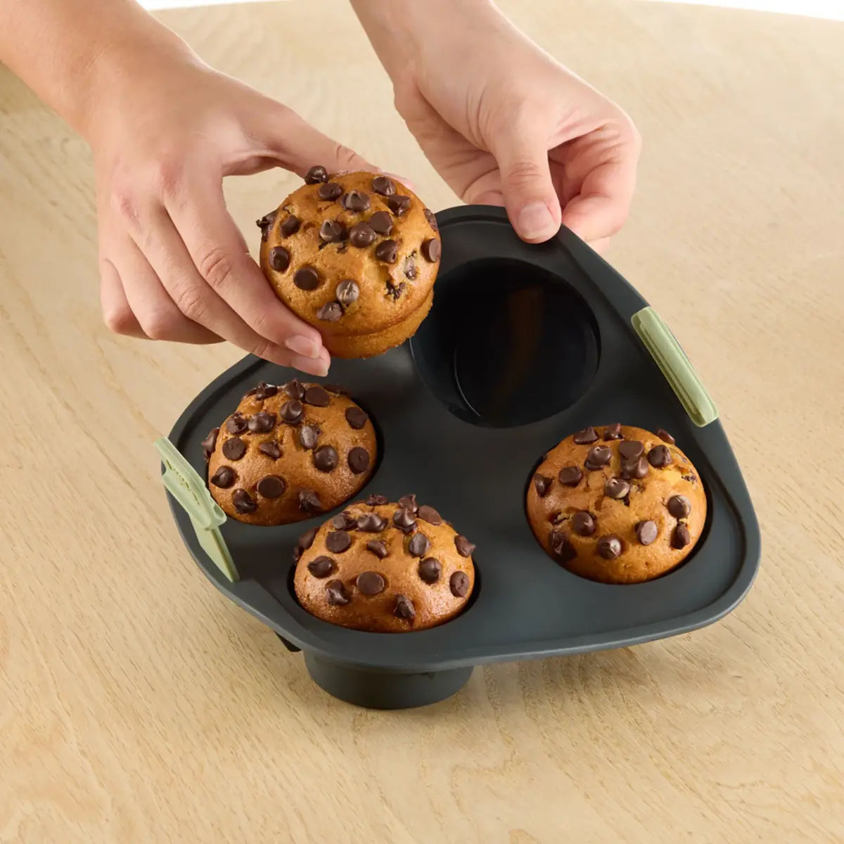 Airfryerform muffins, grå, produktbillede 4 af 4, Airfryers hos HomeNordic