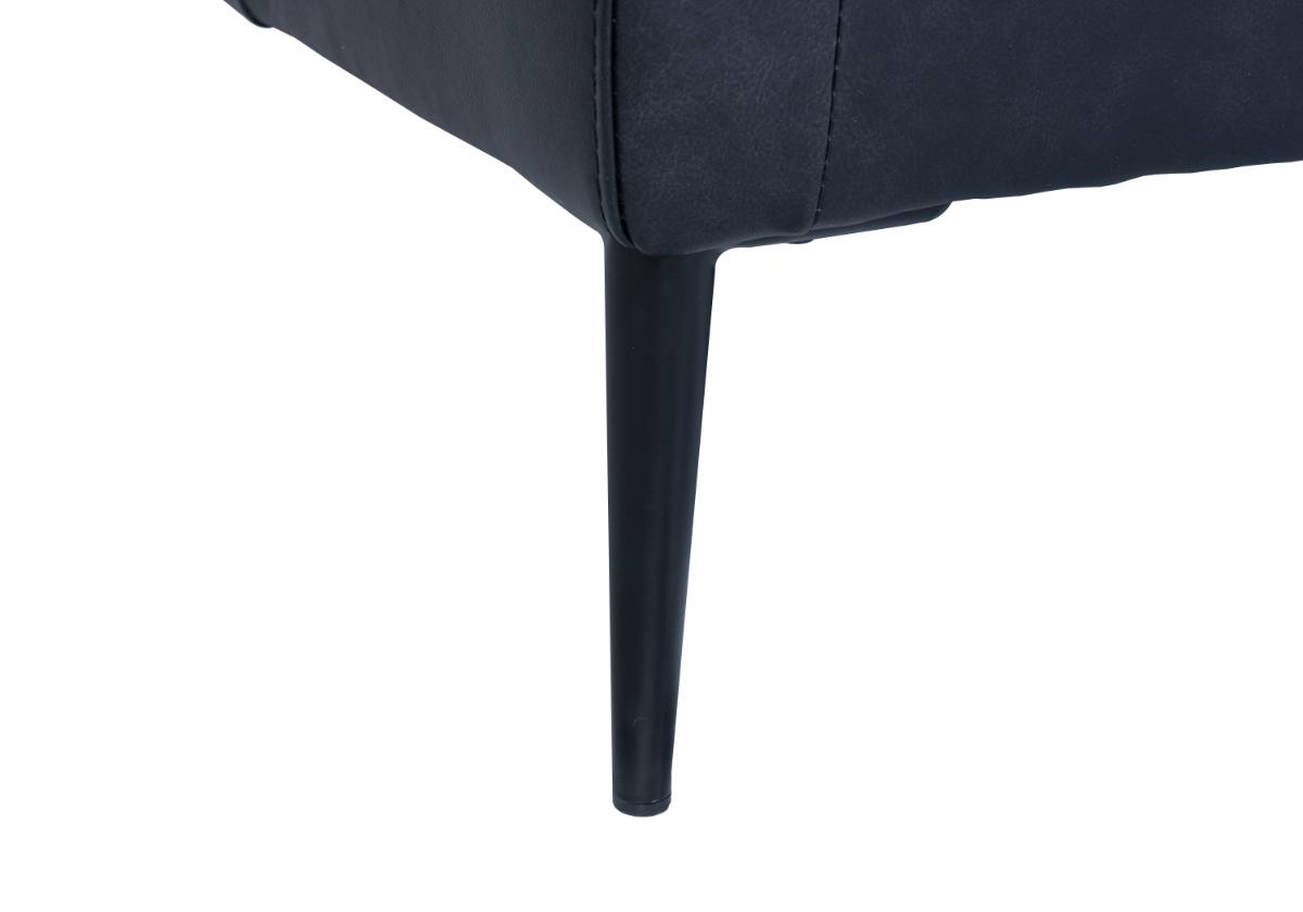 Madrid sofa i sort okselæder, produktbillede 8 af 8, Sofaer hos HomeNordic