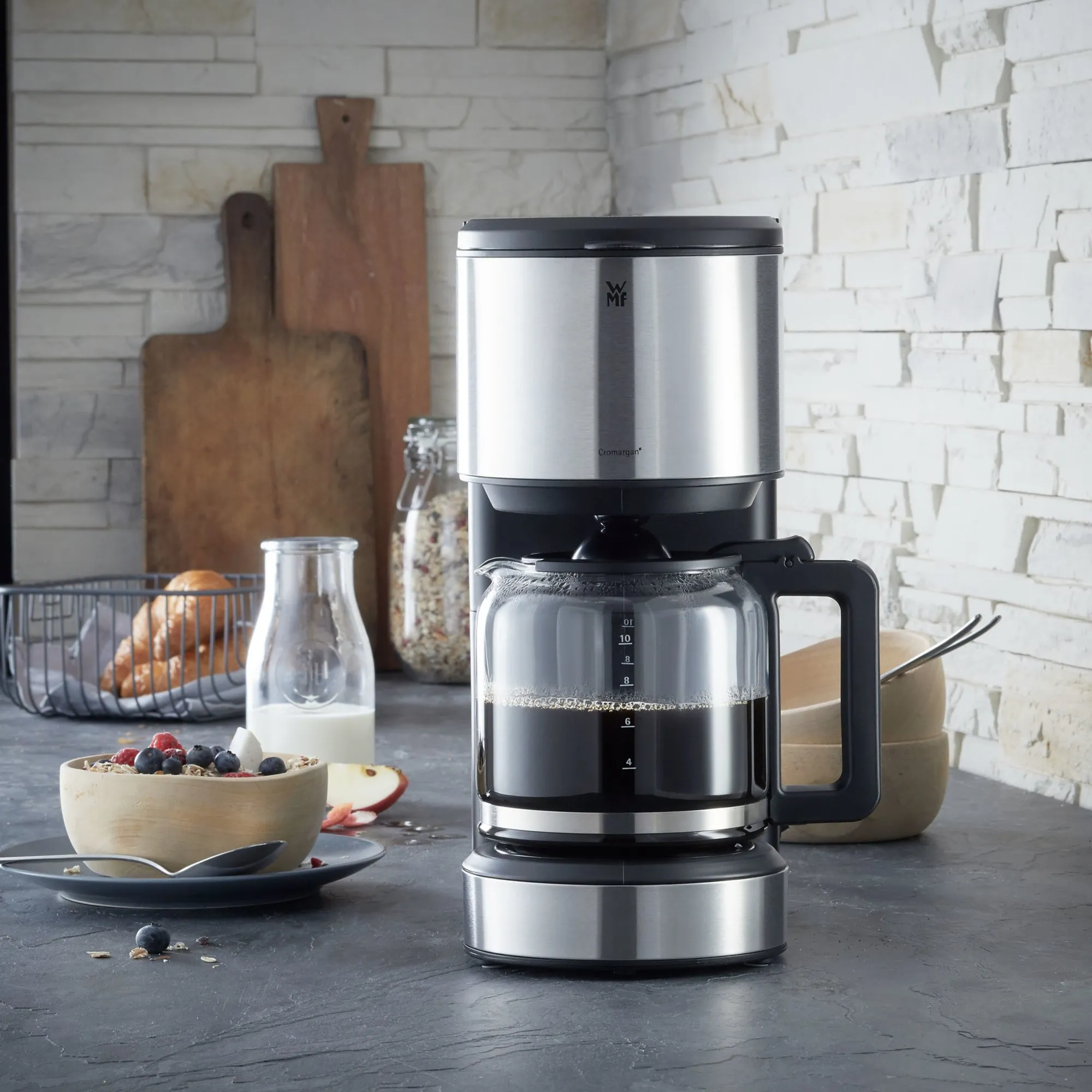 Stelio Aroma Kaffemaskine Glas, produktbillede 4 af 4, Kaffemaskiner hos HomeNordic