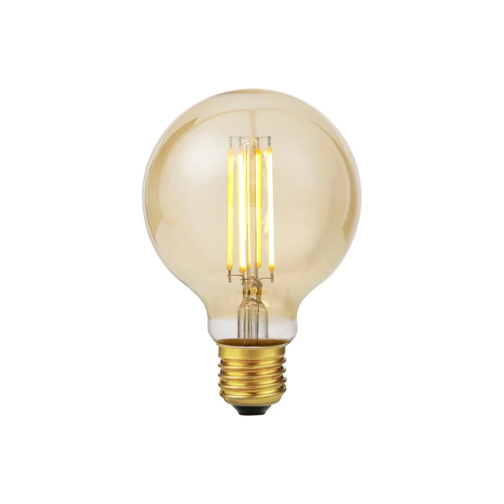 E27 6,5W dæmpbar LED globepære, Glas hos HomeNordic