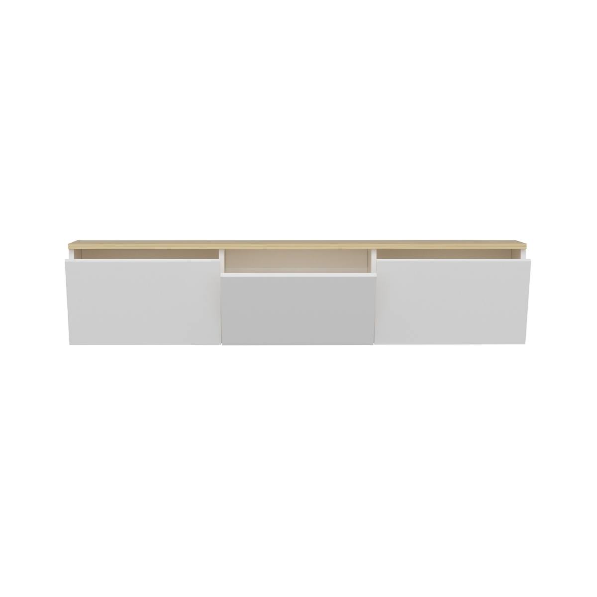 NORDVÄRK Neon TV-bord, m. 3 låger, produktbillede 3 af 7, TV-borde hos HomeNordic