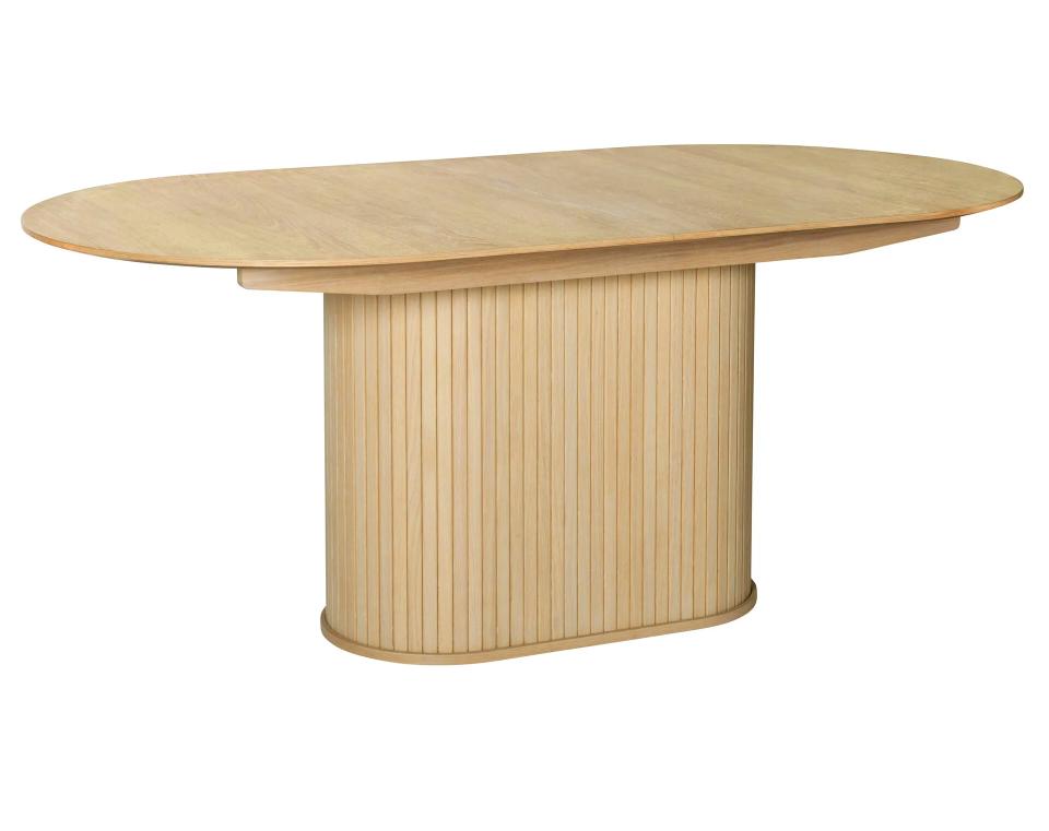 Nola spisebord, m. tillægsplade, oval, Spiseborde hos HomeNordic