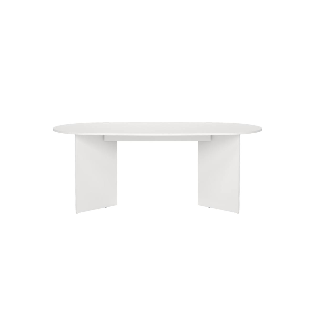 TVILUM Family Spisebord 100x200 cm, hvid, produktbillede 2 af 5, Spiseborde hos HomeNordic