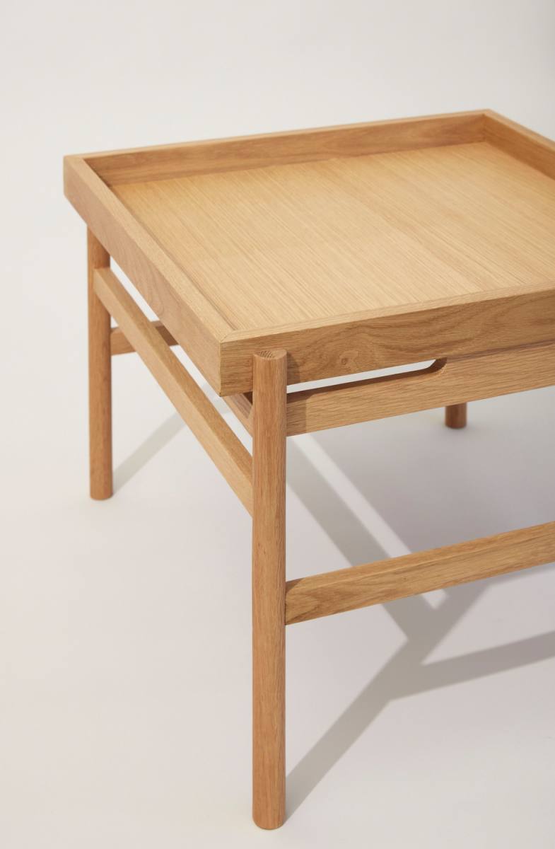 HÜBSCH CUBE SOFABORD NATUR, produktbillede 2 af 5, Sideborde hos HomeNordic