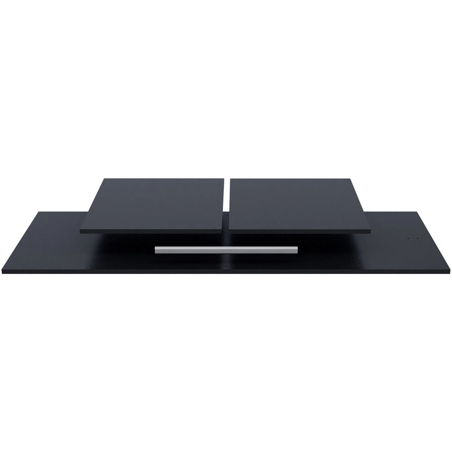 WOOOD - Connect Indretning Sort 2-Dørs Skab Skuffer FSC 121x55x3 cm, Garderobeskabe hos HomeNordic