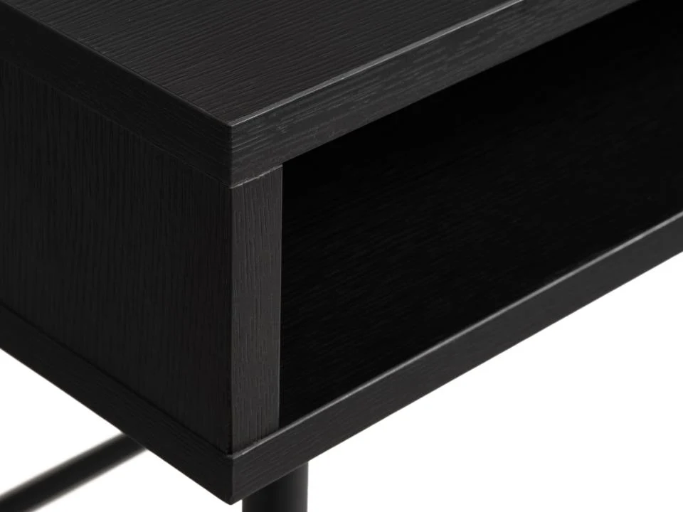 Pensacola Skrivebord, Sort Melamin, 120x60x76 cm, produktbillede 17 af 18, Skriveborde hos HomeNordic