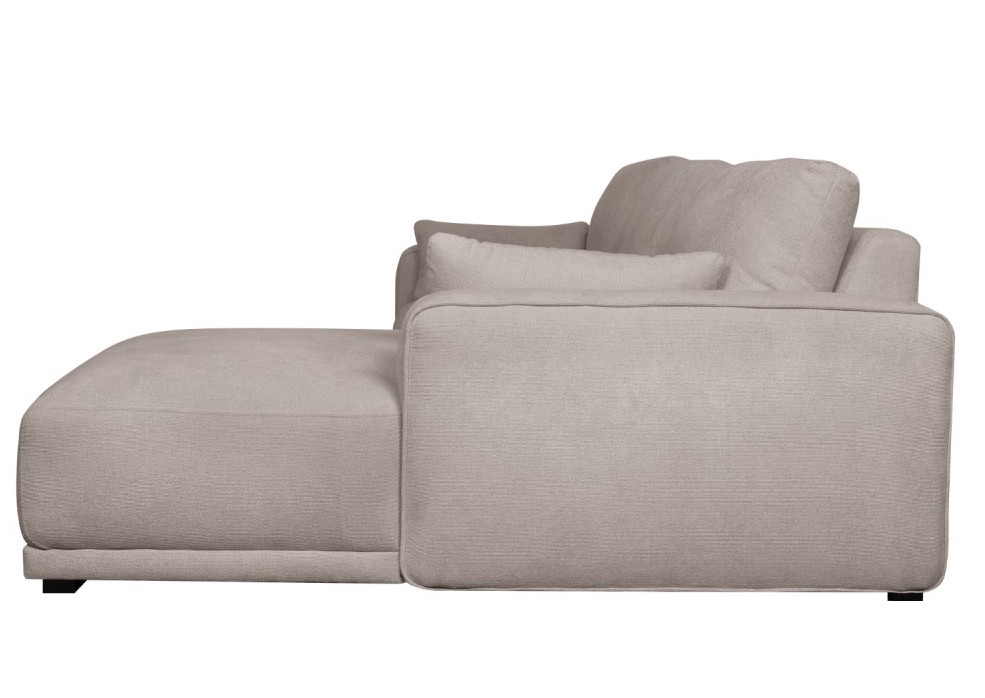 Santa Monica sofa med chaiselong til højre i sandfarvet møbelstof, produktbillede 5 af 13, Sofaer hos HomeNordic