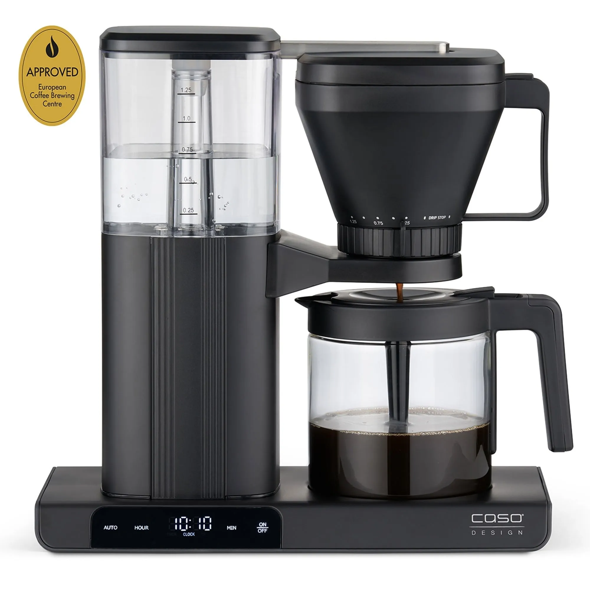 Aroma Sense kaffemaskine 1,25 liter, sort, Kaffemaskiner hos HomeNordic