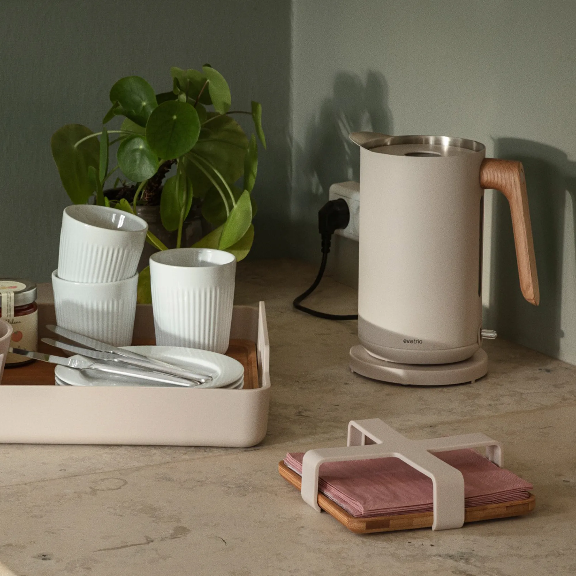 Nordic Kitchen elkedel 1,5 liter, sand, produktbillede 5 af 5, Elkedler hos HomeNordic