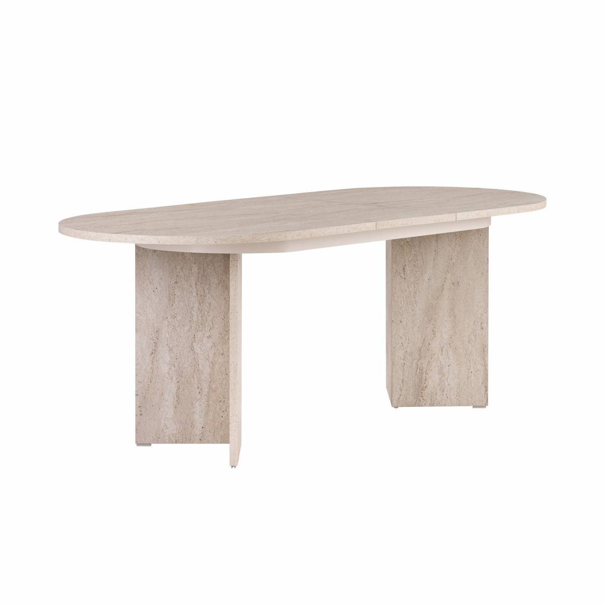 NORDVÄRK Sorell spisebord, m. 1 tillægsplade, oval, produktbillede 6 af 12, Spiseborde hos HomeNordic