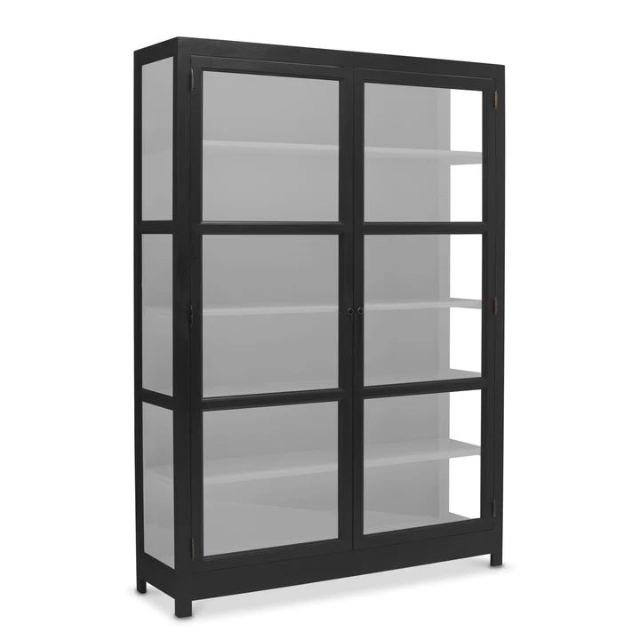 LIVINGOODIES CARLINGTON EDGE STOR SORT/, produktbillede 3 af 3, Vitrineskabe hos HomeNordic