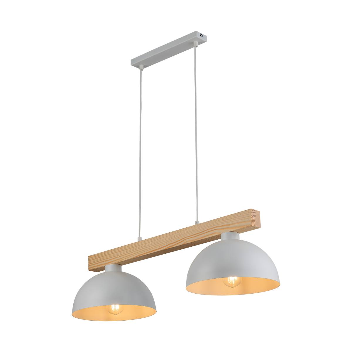 TK Oslo loftlampe, m. 2 skærme, produktbillede 2 af 10, Loftlamper hos HomeNordic