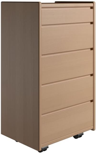 Krone kommode 50 cm bred med 5 skuffer i bøgefiner, Kommoder hos HomeNordic