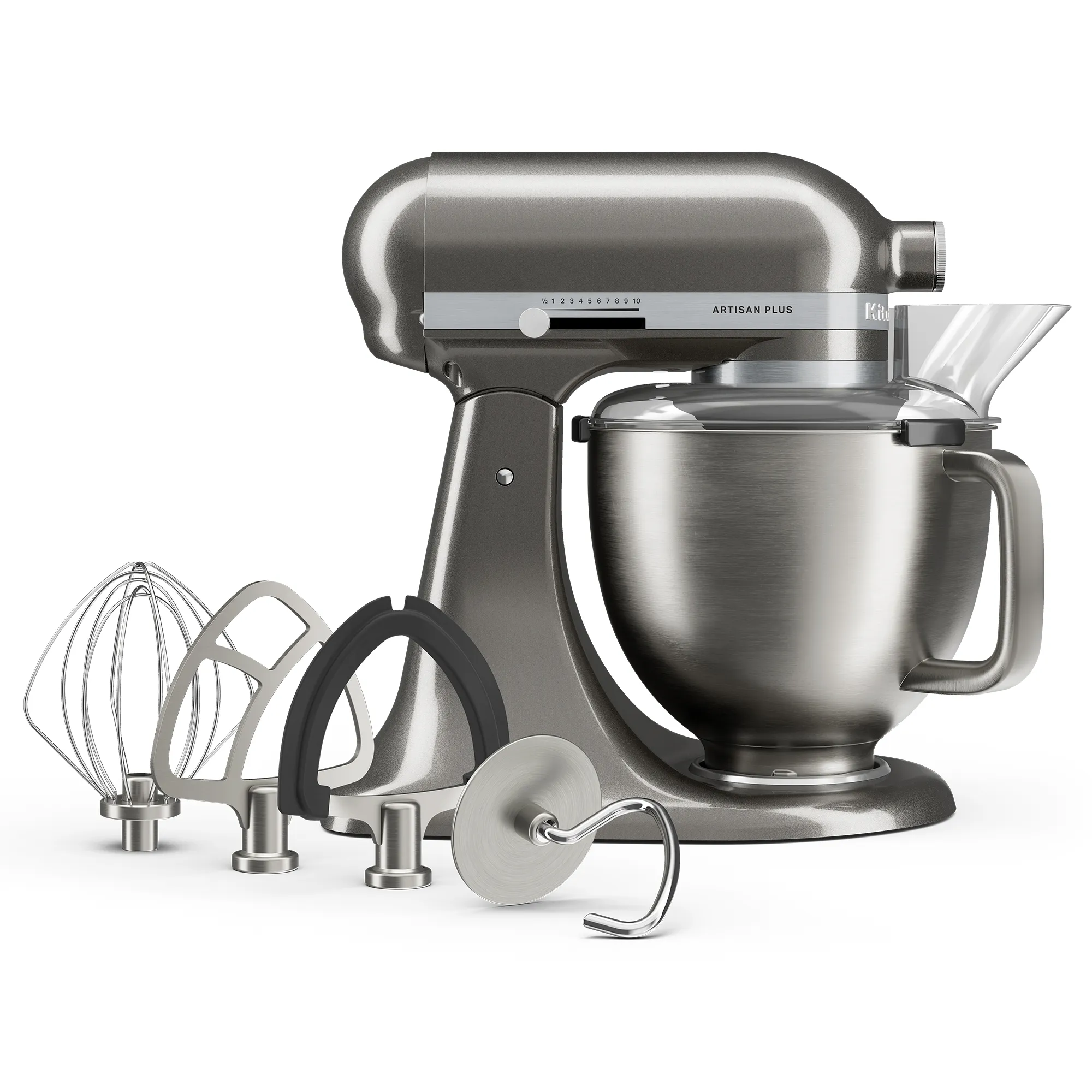 Artisan Plus køkkenassistent 4,7 liter, medallion silver, Røremaskiner hos HomeNordic