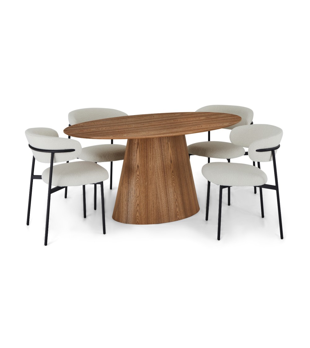 Tango spisebord, oval, produktbillede 6 af 7, Spiseborde hos HomeNordic