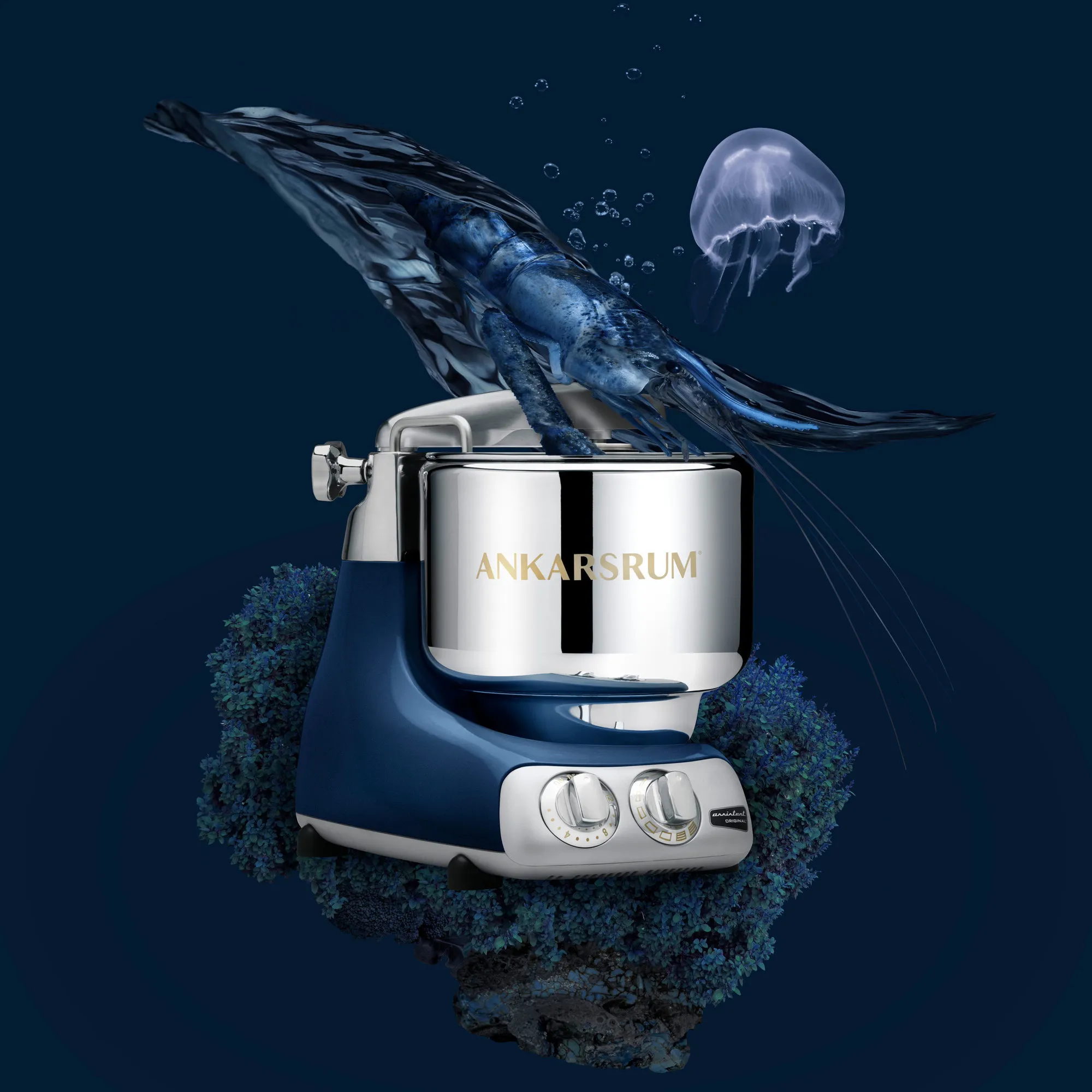 AKM 6230 køkkenmaskine Ocean Blue, produktbillede 5 af 5, Røremaskiner hos HomeNordic