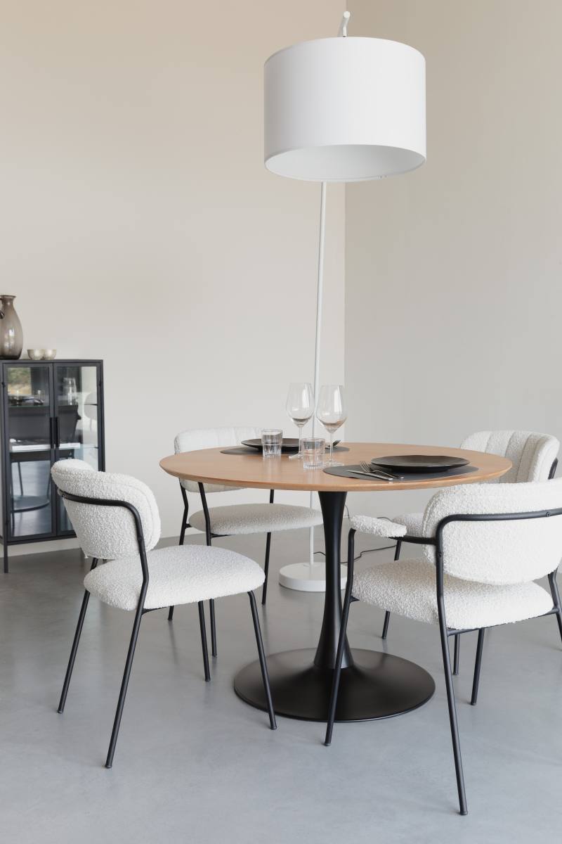 WHITE LABEL LIVING Raku spisebord, rund, produktbillede 8 af 9, Spiseborde hos HomeNordic