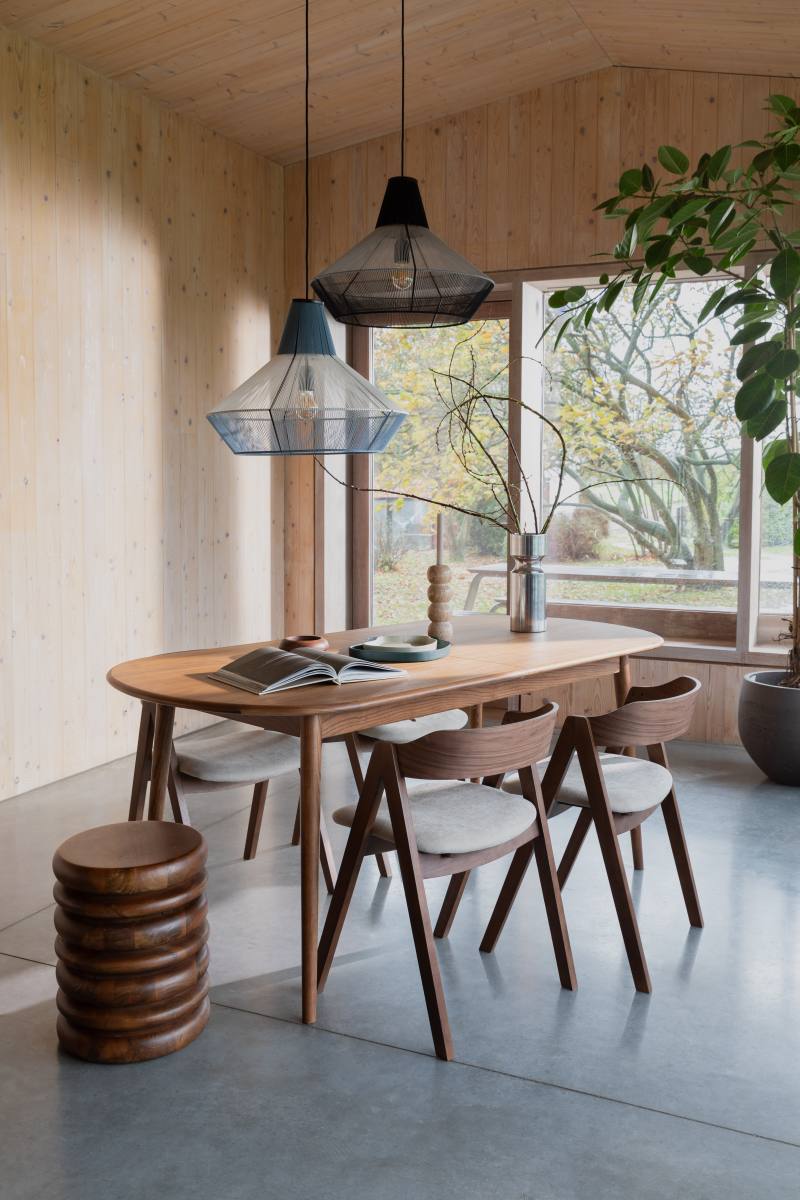 ZUIVER Twist spisebord, m. udtræk, oval, produktbillede 13 af 13, Spiseborde hos HomeNordic